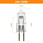 24V 250W Tegangan Rendah Lampu Halogen Manik-manik Lampu Kristal Pin Bohlam Proyektor Alat Mesin Operasi Tanpa Bayangan Bohlam Halogen