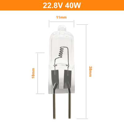 22.8v 40w G6.35 Lampu Halogen Medis Rumah Sakit 3000k 1000 Lumen
