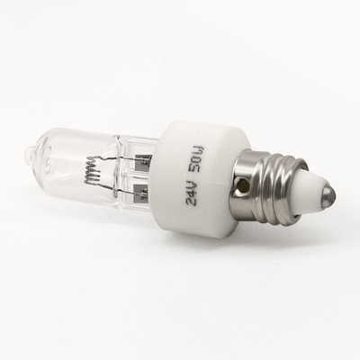 24v 50w E11 Halogen Light Bulb Lamp Lubang Tunggal Ruang Operasi Cahaya Dingin