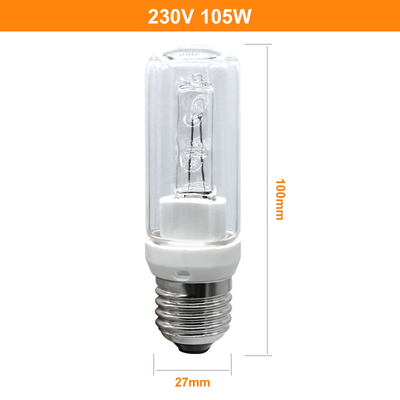 E27 Bohlam Halogen 105W 230V Bohlam Lampu Kuarsa 1980lm