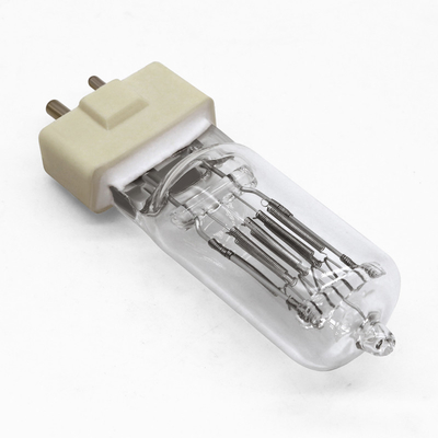 230V Gy9.5 Basis Halogen Quartz Bulb 1000w Lampu Studio Tahap Berakhir Tunggal 3200K