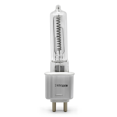 240V 500 Watt Quartz Halogen Bulb Lumens Tinggi G9.5 Pemanasan Inframerah Video TV Teater