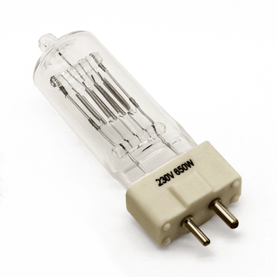 230V 650W GX9.5 Tampilan Halogen Lampu Optik Panggung Teater 3400K 300H 20000 Lumens