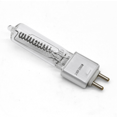 1000w 240v 2 Pin Halogen Bulb Theater Proyeksi Foto G9.5 Base 3200K