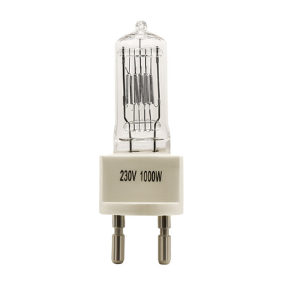 Bohlam Halogen Inframerah Merah 1000W 230V Quartz Ir Lamp G9.5 25000 Lumen