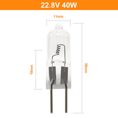 22.8V 40w Halogen Bulb G6.35 Quartz Iodine Lamp OSRAM 64291 XIR Penggantian