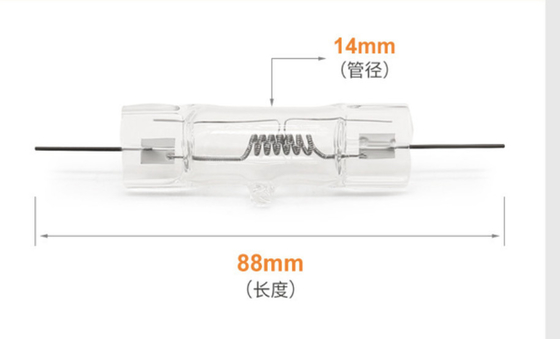 75V 400w Quartz Lamps Quartz Halogen Headlights Mirror Filaments Di Kedua Sisi