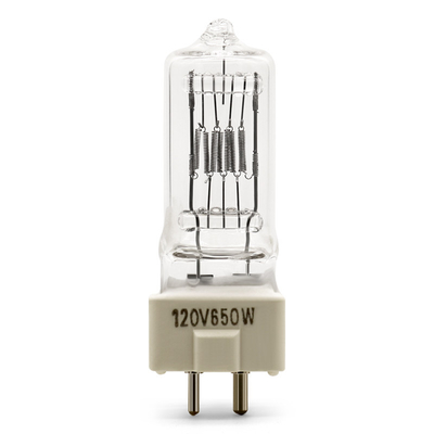 120V 650W Bi Pin Halogen Bulb Quartz Tungsten Commercial Video Lights Stage