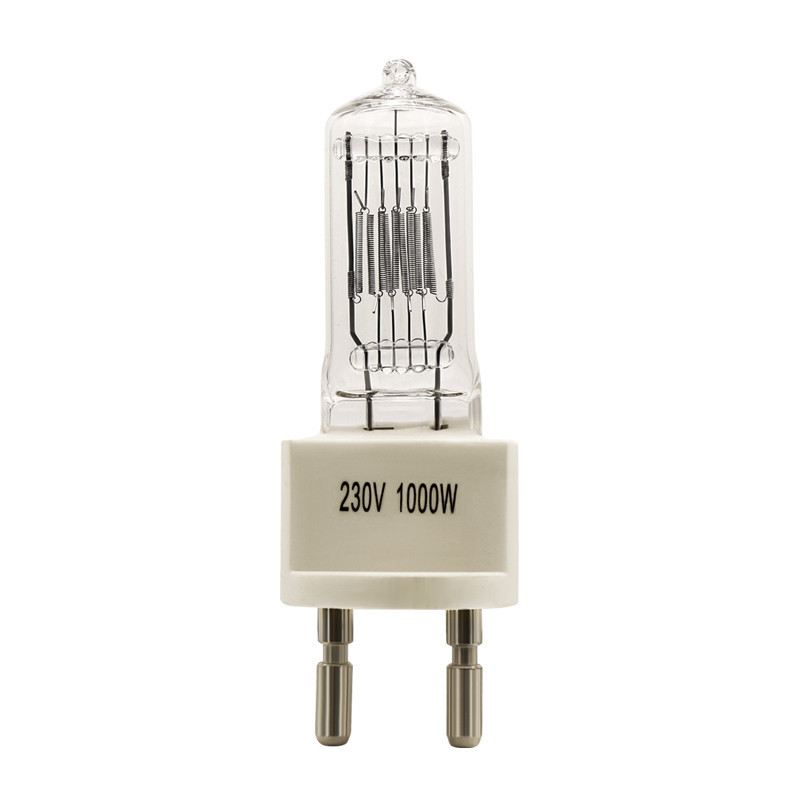 Bohlam Halogen Inframerah Merah 1000W 230V Quartz Ir Lamp G9.5 25000 Lumen