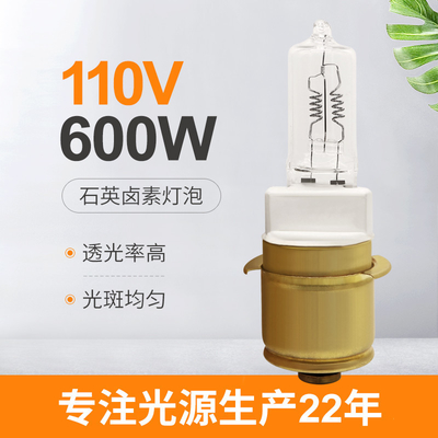600W 110v Bola Lampu Halogen Kereta Lokomotif Lampu Depan Mobil Tail Light Bulbs